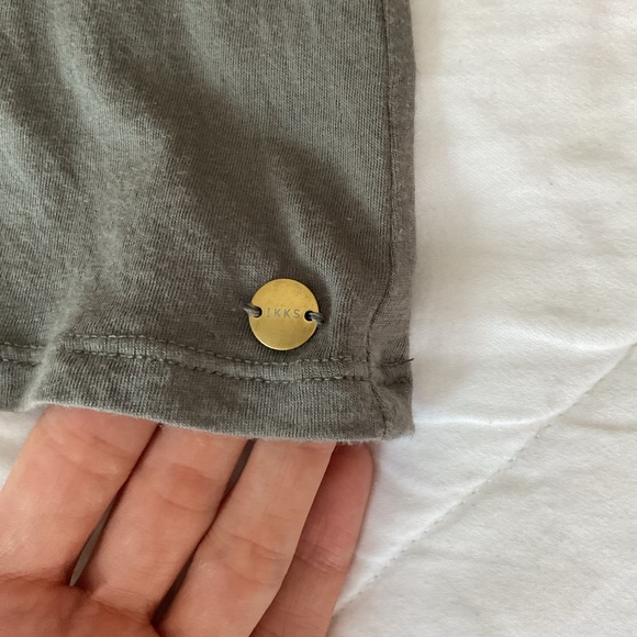 *Flawed* IKKS Pure Edition Sage Asymmetrical Flowing Top - Picture 8 of 14